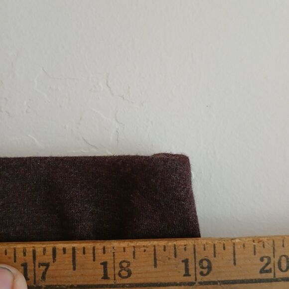 Prologue Straight Pencil Midi Skirt XXL Brown Flat Front Pull On Classic Preppy - Picture 6 of 6